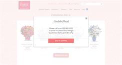 Desktop Screenshot of lindalefloralshop.com